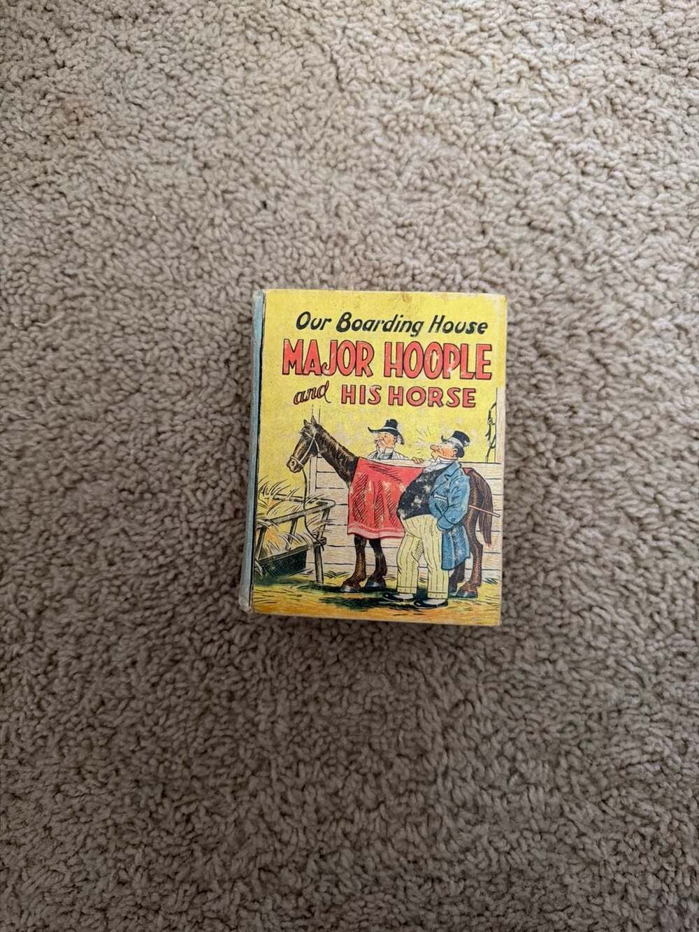 1935 Saalfield Our Boarding House Major Hoople & His Horse Big Little Book RARE